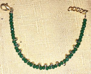 Making After Order  Green Beeds Mala N Braslet C