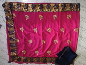 Weekend Offer 🎉 🎉 New Border Saree