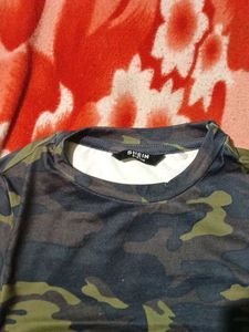 Camouflage Print Tee