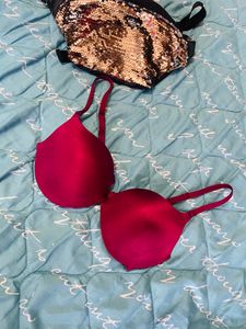 Maroon Bra in Size 32 C