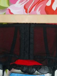 Red &amp; Black Garter Belt