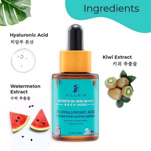 Pilgrim 2% Hyaluronic Acid Hydration Super Serum w