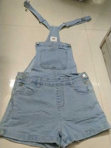 Cute Denim Overall Shorts