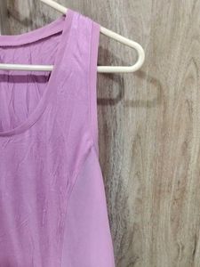 Benetton Pink Tank Top with Drawstring