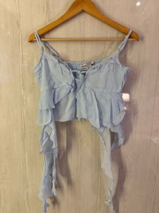 Cute Classy Ruffle Top New Without Tags