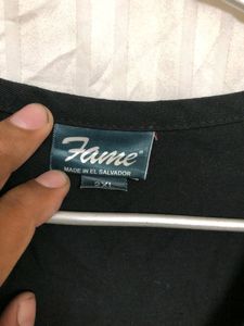 Fame Black Waistcoat