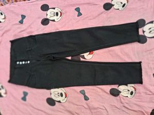 High Waist Black Jeans