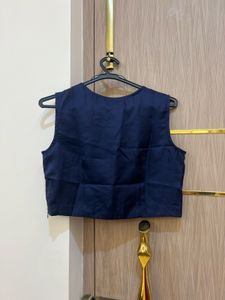 Blue IndoWestern Set (3pcs)