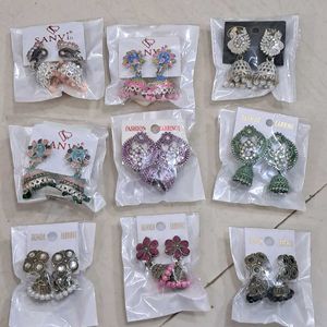 Mix Designer Cute Earrings Combo