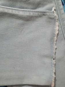 Frayed Hem Light Wash Flare Jeans