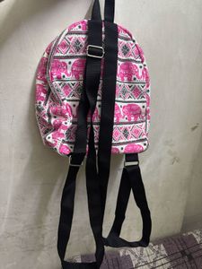 Elephant Print Backpack