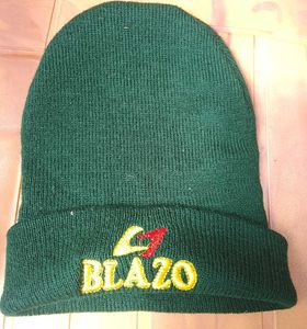 Vintage Blazo Green Beanie