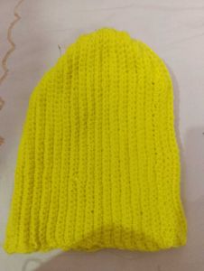 Yellow Knit Beanie