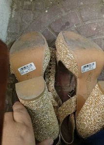 Original Catwalk Gold Glitter Sandals