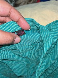 Green Button-Down Top