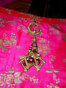 Pink 🩷 And Blue 💙 Lehnga Choli |  Floral Design
