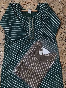 Leheriya Cotton Kurti..