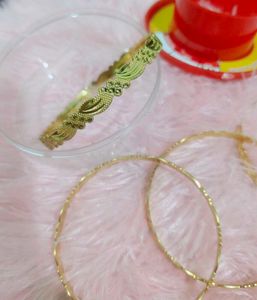 Elegant AntiTarnish Bangles Set ❤