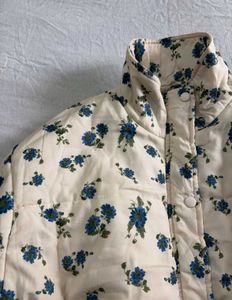 floral pinterest puffer jacket ✨