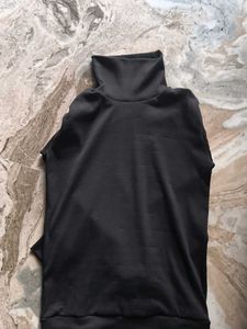 Black Turtleneck Top