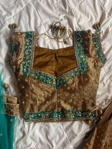 y2k heavily beaded Lehenga choli