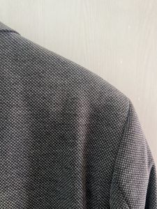 Gray Casual Blazer