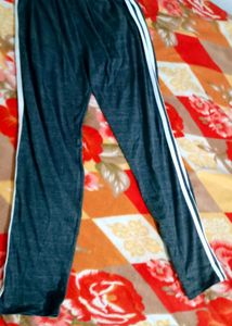 Night Pant With White Strips
