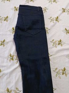 Black Knee Cut Jeans