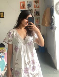 Floral Print Cotton Dress