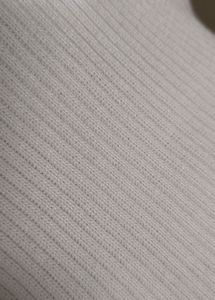 Ribbed White Sleeveless Tank Top