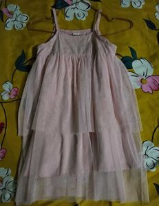 Cute Pink Layered Dress