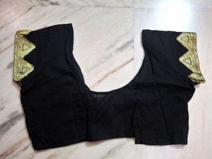 Black Cotton Blouse