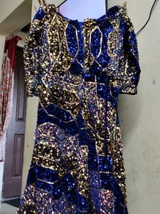 Sequin Embellished Ethnic Gown