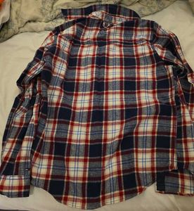 Flannel Plaid Shirt Warm