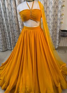 Beautiful Mustard Lehenga