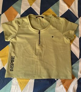 Green 'Inspire' Graphic Tee