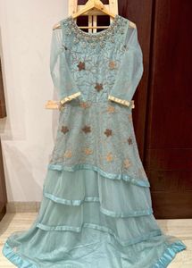 Pretty Embroidered Ethnic Gown