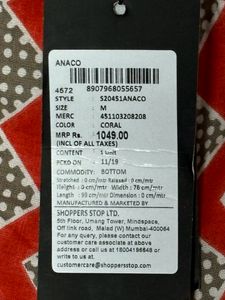 Shoppers Stop Plazo Pant