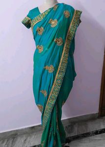 Elegant Green Saree