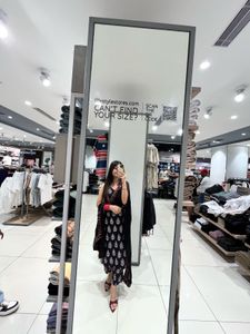 Elegant Black Printed Kurta Set