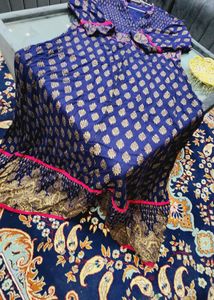 💙 Blue Anarkali  Gown