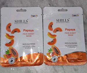 Shills Papaya Face Sheet Mask