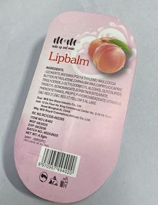 M&amp;M Lip Balm- Peach and Strawberry