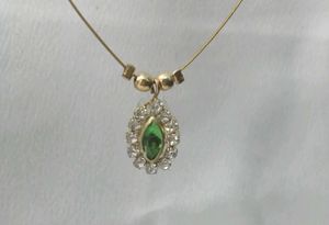 Emerald Pendant Necklace