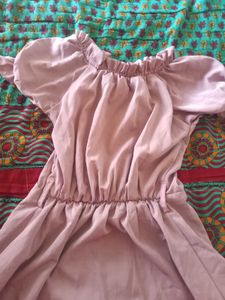 Mauve Button-Down Top