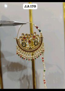 (nathni) nosering with chain