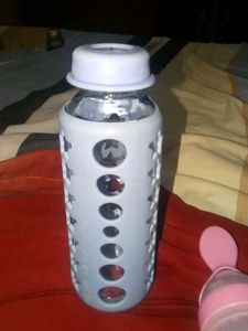 Baby Glass  Bottle &amp; Feeder Set