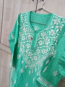 Chickankari Handwork Kurta