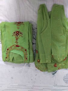 Green Kurta Set