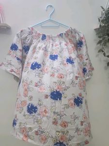 Floral Smocked Top